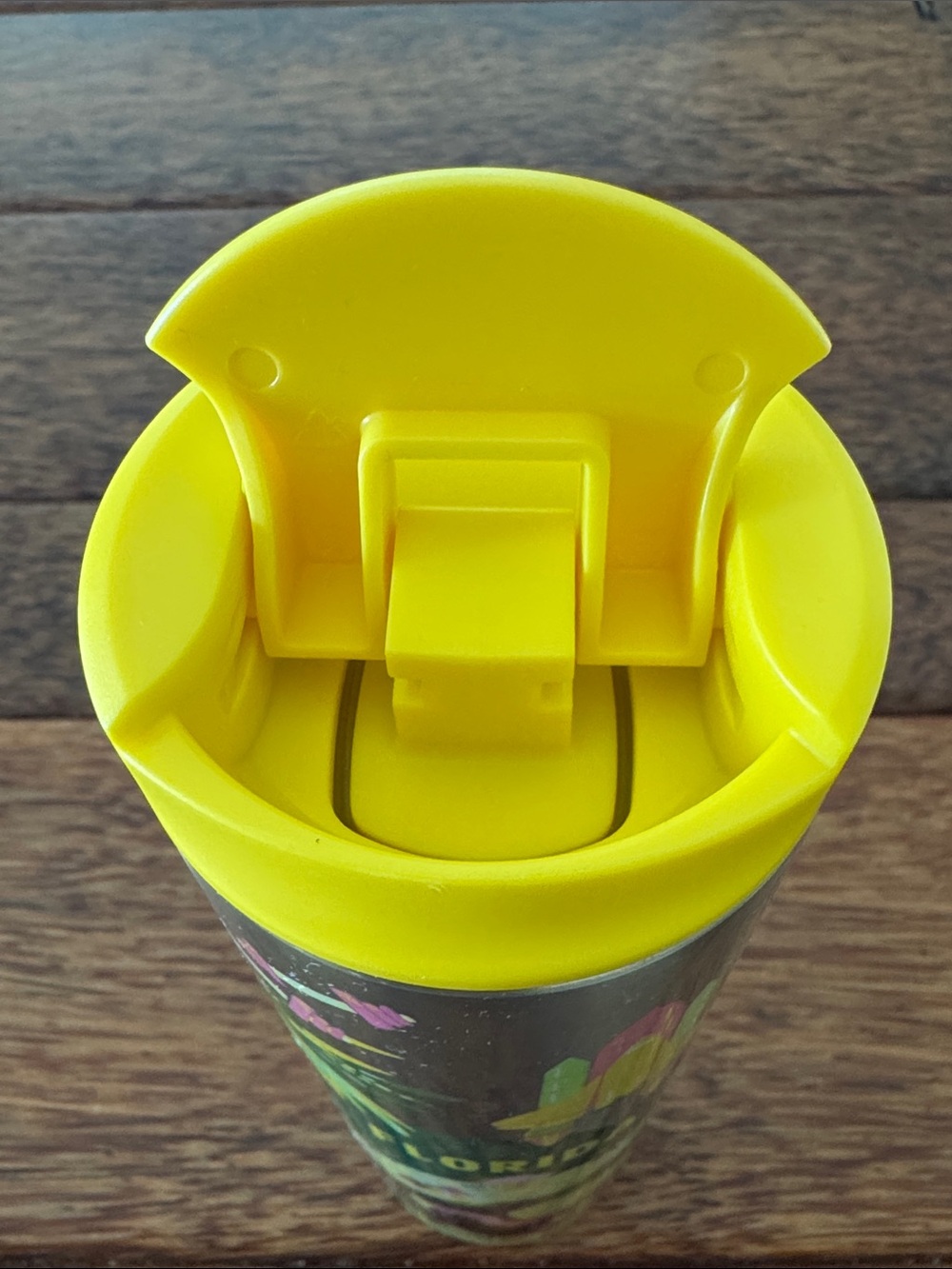 Starbucks Discovery Series Stainless Tumbler with Yellow Lid - Picture 5 of 7